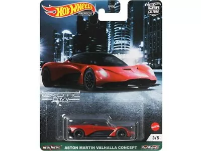 Buy ASTON MARTIN Valhalla Concept - Red / Black - Hot Wheels 1:64 • 12.10£