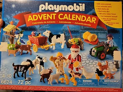 Buy Playmobil 6624 Christmas On The Farm Advent Calendar, Used In Box • 19.75£