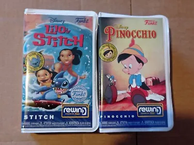 Buy FUNKO POP! REWIND: DISNEYS Stitch & PINOCCHIO - COMMON VINYL FIGURE For Both • 5.99£