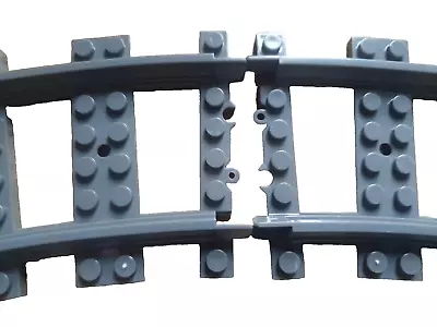 Buy Lego Compatible Train Track Corner Track X 10 • 5.99£