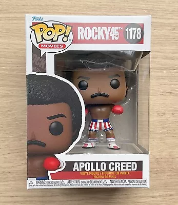Buy Funko Pop Rocky 45th Apollo Creed #1178 + Free Protector • 34.99£