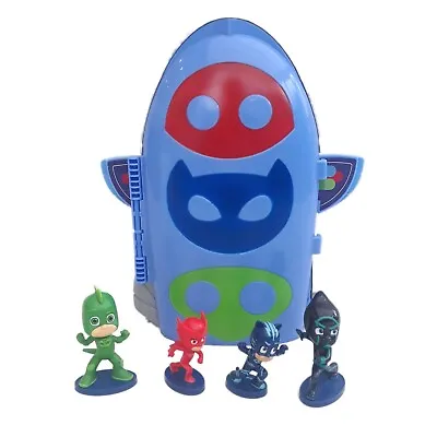 Buy PJ Masks 2-in-1 Headquarters And Rocket Playset • 10.99£