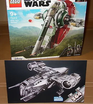 Buy SLAVE-1 & RAZOR CREST MISB New Star Wars 2021 Minifigure LEGO 75312 Boba Fett • 65£