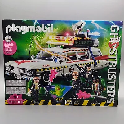 Buy Ghostbusters Playmobil 70170 Ecto-1A Car Playset With Lights And Sound Effects  • 79.95£