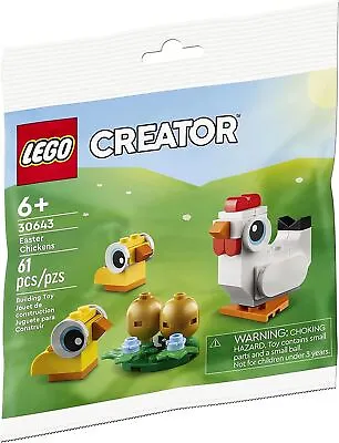 Buy Creator LEGO Polybag Set 30643 Easter Chickens Rare Collectable • 8.45£