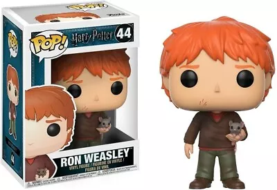 Buy Funko Pop Movies Harry Potter-Ron Weasley With Scabbers Toy Vinyl Figure 14938 • 13.99£