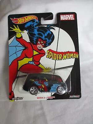 Buy Hot Wheels 2016 Marvel Sider-Woman Quick D-Livery Mint In Card • 7.29£