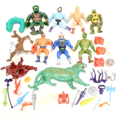 Buy 8x Vtg 1981-84 MATTEL MASTERS OF THE UNIVERSE Action Figures Incl. HE-MAN - W72 • 20£