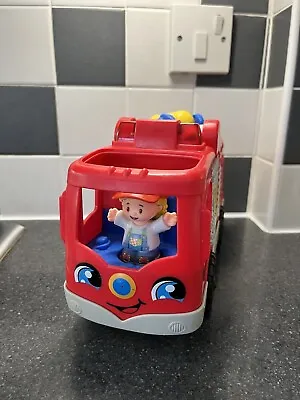 Buy Fisher Price Little People Fire Engine With Sounds And Lights • 6£