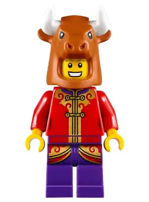 Buy LEGO Hol224 - Year Of The Ox Guy FROM SET 80106 HOLIDAY & EVENT • 18.53£