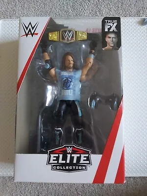 Buy WWE Wrestling Figure ELITE 66 AJ STYLES Mattel BOXED UNOPENED • 19£