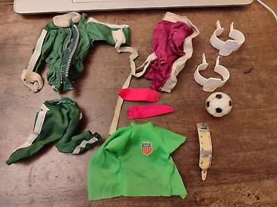 Buy Big Jim Outfit Lot Mark Strong Clothes - Vintage Mattel Olympic Read • 35.97£