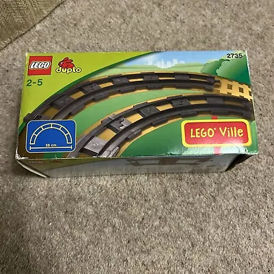 Buy Duplo 2735 Curved Train Track X 6 In Box • 0.99£