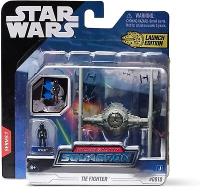 Buy Star Wars Micro Galaxy Squadron Tie Fighter #0010 Launch Edition Series 1 Disney • 19.97£