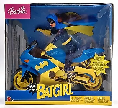 Buy 2003 DC Comics Batgirl Barbie Doll With Motorcycle / Mattel C7458 / NrfB, Original Packaging • 145.46£