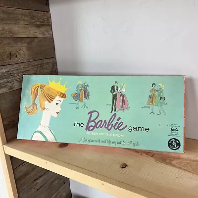 Buy The Barbie Game Queen Of The Prom Vintage Original Circa 1960 Mattel ~ Complete • 16.06£