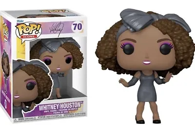 Buy New Pop! Icons Whitney Houston Vinyl Figure - How Will I Know - Free Shipping • 17.78£