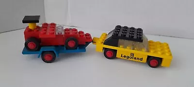 Buy LEGO LEGOLAND: Car With Trailer And Racing Car (650) • 0.99£