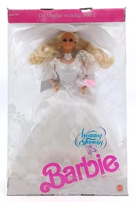 Buy 1989 Wedding Fantasy Barbie Doll / Mattel 2125 / NrfB, Packaging Damaged • 82.24£