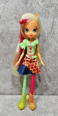 Buy My Little Pony Equestria Girls Rainbow Rocks Neon Applejack Doll • 9.99£