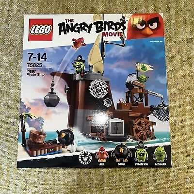 Buy Lego Angry Birds Piggy Pirate Ship 75825 Brand New Retired Set • 75.99£