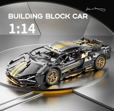 Buy Technic Lamborghini - Model Race Car Building Block (1280pc) Not Lego | No Box • 31.95£