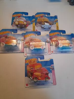 Buy 3 X HOT WHEELS TREASURE HUNT DONUT DRIFTER + 3 FAST FOODIES - NEW AND SEALED • 19£
