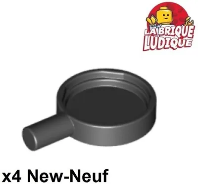 Buy LEGO 4x Minifig Utensil Pan Frying Pan Kitchen Cook Black/Black 4528 New • 2.11£