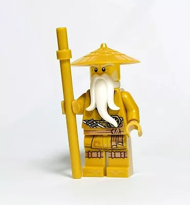 Buy NEW LEGO Gold Sensei Wu Minifigure - Ninjago 4002021 2021 Employee - Njo731 • 34.93£