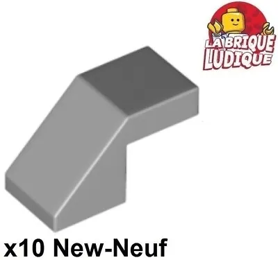 Buy LEGO 10x Slope Gradient Slanted 45 1x2 Cutout Roof Grey/ Light B Gray 28192 New • 3.60£