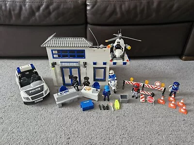 Buy PLAYMOBIL City Action Police Station 9372 Car Helicopter Figures And Accessories • 20£