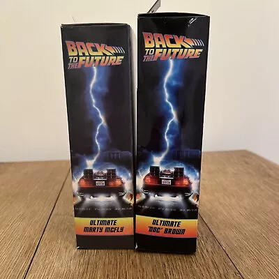 Buy Neca Back To The Future Part 1 Ultimate Doc Brown 7” & Ultimate Marty Mcfly 7” • 55£