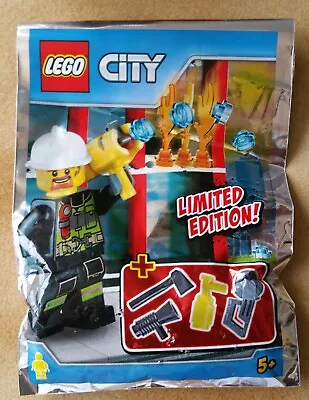 Buy New Lego City The Firefighter Polybag Figure With Accessory 951704 Foil • 2.87£