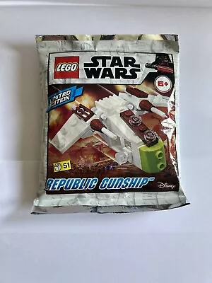 Buy LEGO Star Wars Limited Edition Republic Gunship Polybag NEW SEALED- GENUINE • 3.50£