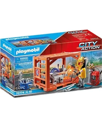 Buy Playmobil 70774 City Action Cargo Container Manufacturer Bargain In Stock • 9.95£