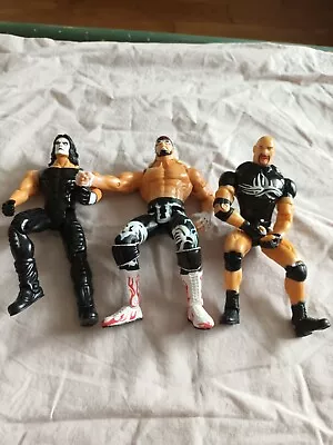 Buy WCW - 1999 Toybiz Figures Hulk Hogan + 2 • 15£