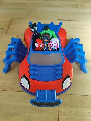 Buy Marvel Spidey And His Amazing Friends Ultimate Web-Crawler Hasbro + Figures • 19.95£