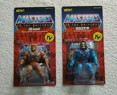 Buy Super7 MOTU He-Man, Skeletor, Hordak, She-Ra MOC Unpunched X4 Set  • 140£