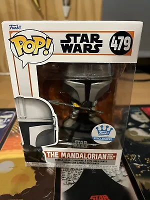Buy The Mandalorian With Beskar Staff #479 Funko Pop! Star Wars - Funko Exclusive • 11.99£