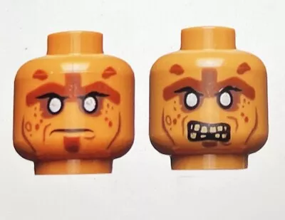 Buy Lego Medium Dark Flesh Head - Male Monster Alien Zombie - Yeoman  • 2.11£