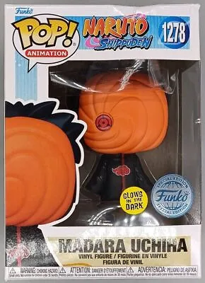 Buy #1278 Madara Uchiha Glow - Naruto Shippuden Damaged Box Funko POP With Protector • 13.99£