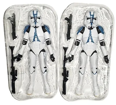 Buy Star Wars Vintage Collection CLONE TROOPER 501st Legion 3.75  VC240 Lot Of 2 • 28.26£