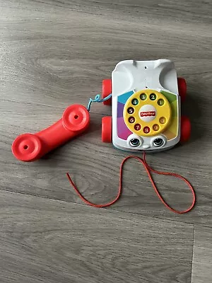 Buy Fisher-Price Chatter Telephone Infant Toddler Pull-Along Toy Phone • 4£