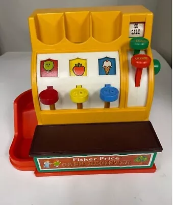 Buy Fisher Price Vintage CASH REGISTER With All Coins In Working Condition • 77.13£