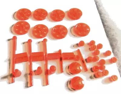 Buy Lego Technic Belt Wheel Pulley  4185 Trans Orange X8 Plus Other Parts As Shown • 1.99£