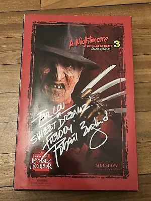 Buy Sideshow Nightmare On Elm Street 3  Freddy Krueger  EXCLUSIVE SIGNED AF SSC 449 • 220£