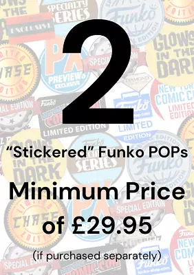 Buy Funko POP Mystery Box - Random 2 Genuine Stickered Funko POP With Protectors • 16.02£