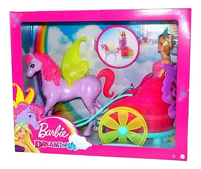 Buy Barbie - Dreamtopia - Princess With Fantasy Horse & Carriage (GJK53) - New & Original Packaging • 37.10£