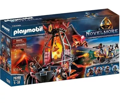 Buy NEW PLAYMOBIL Novelmore 70390 Burnham Raiders Lava Mine RRP£49.99 • 36.99£
