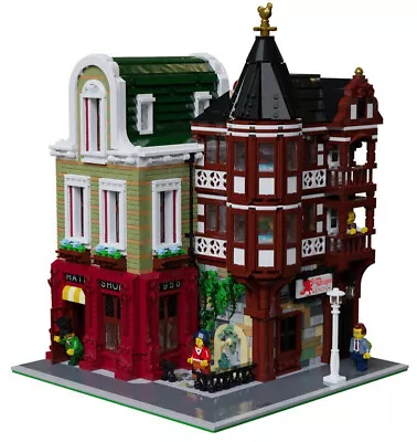 Buy Lego MOC Modular Building Hat's Shop 100% Complete Bricks Only • 510£